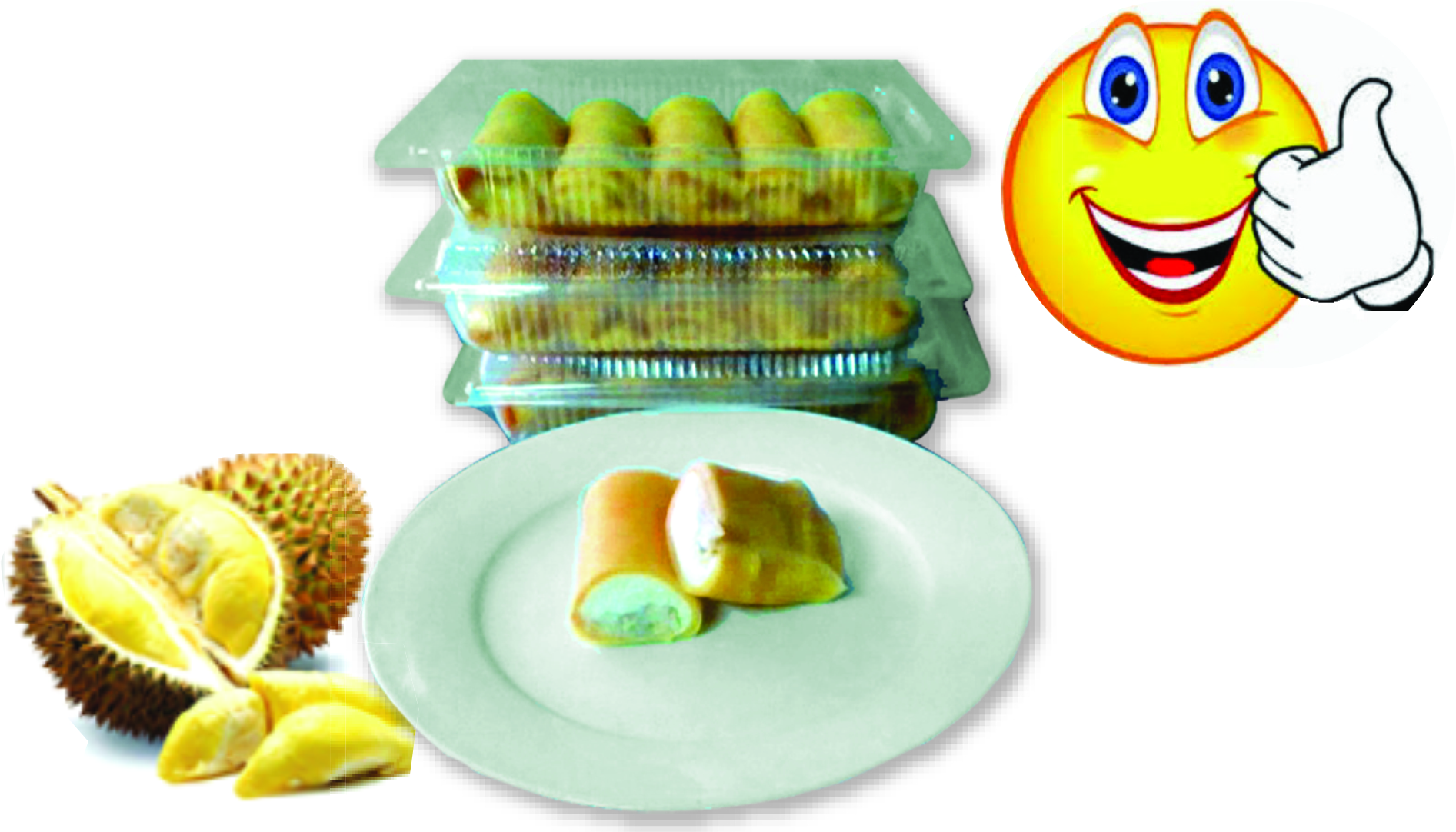 Bánh Cuốn Sầu Riêng Kem Tươi