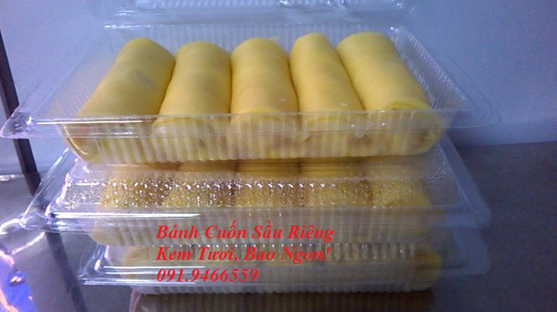 Bánh Cuốn Sầu Riêng Kem Tươi 01