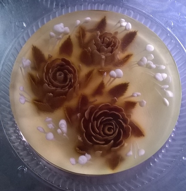 Rau Câu Bông Hồng Socola