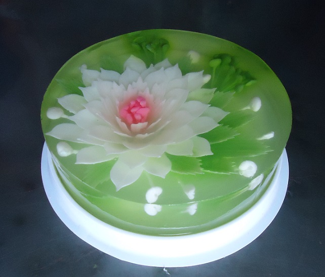 Rau Câu 3D Bông Trắng